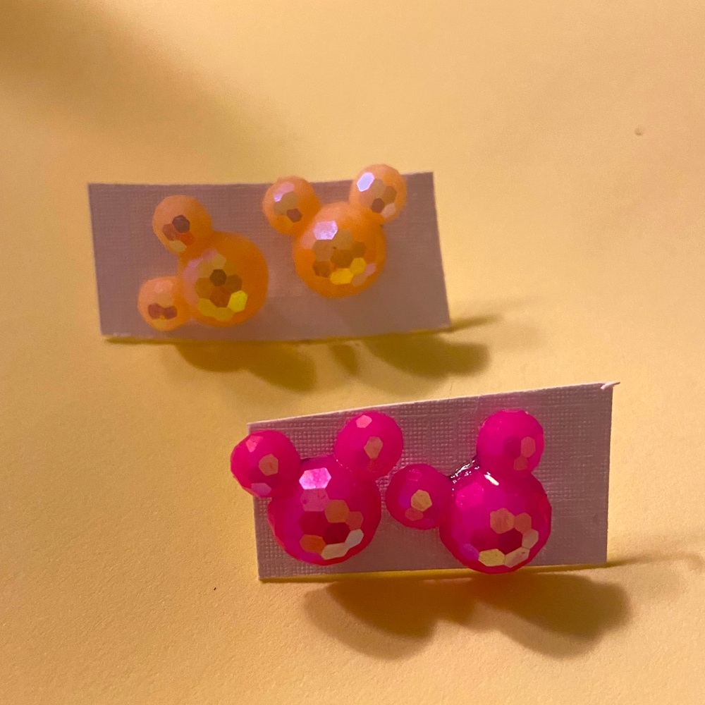 Set of Mickey Mouse earrings!